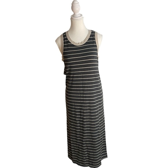 Gilli Dresses & Skirts - Gilli Striped Pencil Dress Navy Blue Gray